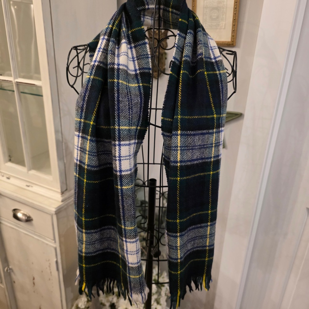 SCOTSCARF‎ Dress Gordon 100% Wool Scarf Made in Scotland Tartan Heritage 54x12
